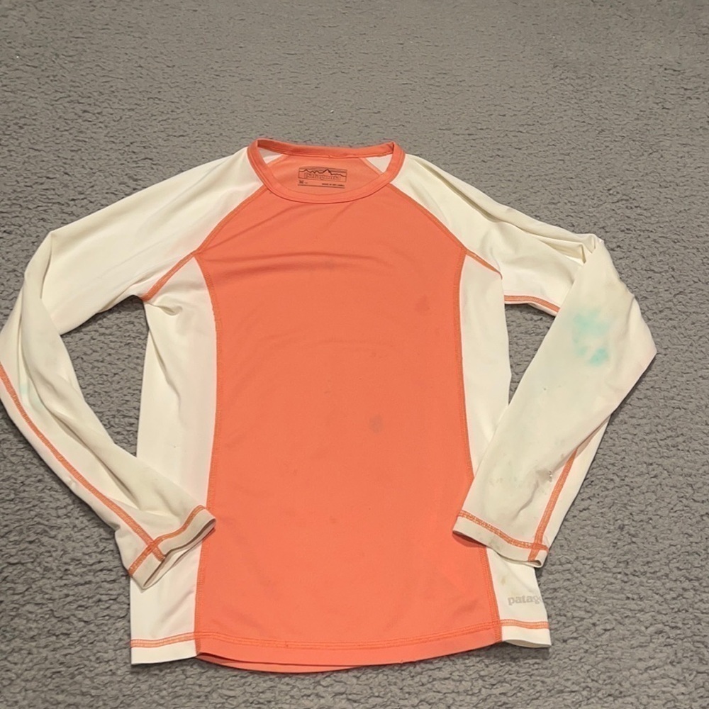 PATAGONIA Girls' Long-Sleeved Silkweight Rashguard size M